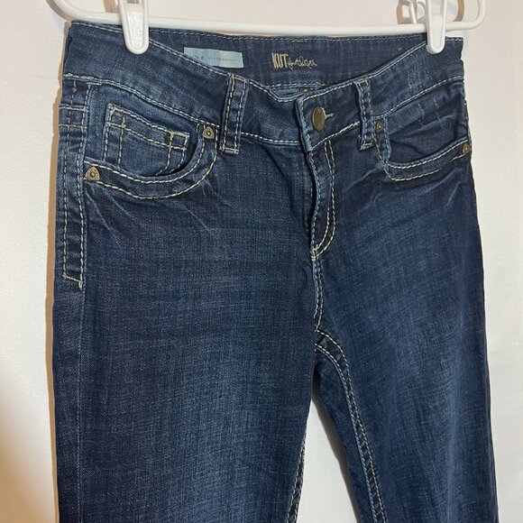 kut from the kloth Women’s Jeans Size 6 Natalie Bootcut Zipper Stretch Pockets - Picture 10 of 16